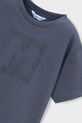 Băieți Mayoral tricou de bumbac pentru copii 170.5F.Mini.PPY2 bleumarin