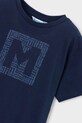 Chłopiec Mayoral t-shirt bawełniany dziecięcy 170.5F.Mini.PPY2 granatowy