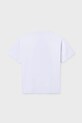 Mayoral t-shirt in cotone per bambini 840.7E.Junior.PPY2 bianco SS26