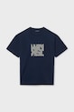 Mayoral t-shirt in cotone per bambini cotone blu navy 840.7E.Junior.PPY2
