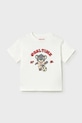 Mayoral t-shirt bawełniany dziecięcy 1007.3E.Baby.PPY2 biały SS26