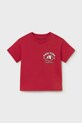 Παιδικό βαμβακερό μπλουζάκι Mayoral στάμπα κόκκινο 1007.3E.Baby.PPY2