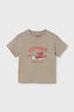 Παιδικό βαμβακερό μπλουζάκι Mayoral στάμπα μπεζ 1007.3E.Baby.PPY2