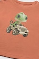 Dečki Otroška bombažna kratka majica Mayoral 1008.3F.Baby.PPY2 oranžna