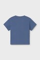 Mayoral t-shirt bawełniany dziecięcy 1008.3F.Baby.PPY2 niebieski SS26