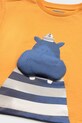 Chłopiec Mayoral t-shirt bawełniany dziecięcy 1011.3G.Baby.PPY2 żółty