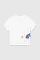 Mayoral t-shirt bawełniany dziecięcy 1013.3H.Baby.PPY2 biały SS26