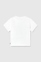 Mayoral t-shirt bawełniany dziecięcy 1015.3J.Baby.PPY2 biały SS26
