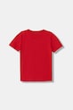 Guess t-shirt bawełniany dziecięcy L6RI02.K8HM4.PPY2 czerwony SS26