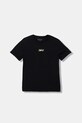 Guess t-shirt bawełniany dziecięcy nadruk czarny L6RI10.K8HM4.PPY2