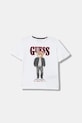 Дитяча бавовняна футболка Guess бавовна білий L6RI11.K8HM4.PPY2