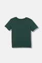 Guess t-shirt bawełniany dziecięcy L6RI11.K8HM4.PPY2 zielony SS26