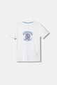 Guess t-shirt bawełniany dziecięcy nadruk biały L6RI13.K8HM4.PPY2