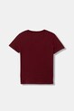 Guess t-shirt bawełniany dziecięcy L6RI13.K8HM4.PPY2 bordowy SS26