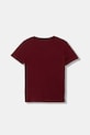 Guess t-shirt bawełniany dziecięcy L6RI13.K8HM4.PPY2 bordowy SS26