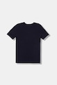 Guess t-shirt bawełniany dziecięcy L6RI14.K8HM4.PPY2 granatowy SS26