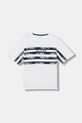 Guess t-shirt bawełniany dziecięcy nadruk biały L6RI16.K8HM4.PPY2