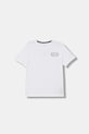 Παιδικό βαμβακερό μπλουζάκι Guess στάμπα λευκό L6RI20.K8HM4.PPY2
