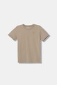 Guess t-shirt bawełniany dziecięcy bawełna beżowy L6RI27.I3Z14.PPY2