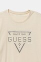Chłopiec Guess t-shirt bawełniany dziecięcy L6RI30.I3Z14.PPY2 beżowy
