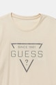 Chłopiec Guess t-shirt bawełniany dziecięcy L6RI30.I3Z14.PPY2 beżowy