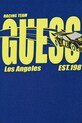Chłopiec Guess t-shirt bawełniany dziecięcy N6RI00.K8HM4.PPY2 fioletowy