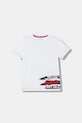 Guess t-shirt bawełniany dziecięcy nadruk biały N6RI02.K8HM4.PPY2