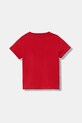 Guess t-shirt bawełniany dziecięcy N6RI03.K8HM4.PPY2 czerwony SS26