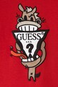 Chłopiec Guess t-shirt bawełniany dziecięcy N6RI03.K8HM4.PPY2 czerwony