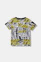 Guess t-shirt bawełniany N6RI04.K8HM4.PPY2 szary SS26