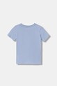Guess t-shirt bawełniany dziecięcy N6RI05.K8HM4.PPY2 niebieski SS26