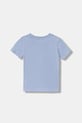 Guess t-shirt bawełniany dziecięcy N6RI05.K8HM4.PPY2 niebieski SS26