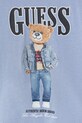 Chłopiec Guess t-shirt bawełniany dziecięcy N6RI05.K8HM4.PPY2 niebieski