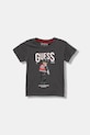 Guess t-shirt bawełniany dziecięcy nadruk szary N6RI05.K8HM4.PPY2