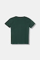 Guess t-shirt bawełniany dziecięcy N6RI05.K8HM4.PPY2 zielony SS26