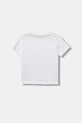 Guess t-shirt bawełniany dziecięcy N6RI10.K8HM4.PPY2 biały SS26