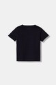 Guess t-shirt bawełniany dziecięcy N6RI10.K8HM4.PPY2 granatowy SS26