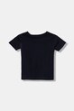 Guess t-shirt bawełniany niemowlęcy N6RI11.K8HM4.PPY2 granatowy SS26