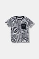 Guess t-shirt bawełniany dziecięcy nadruk biały N6RI13.K8HM4.PPY2