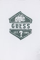 Chłopiec Guess t-shirt bawełniany dziecięcy N6RI18.K8HM4.PPY2 biały