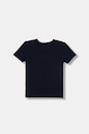 Guess t-shirt bawełniany dziecięcy N6RI18.K8HM4.PPY2 granatowy SS26