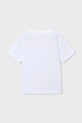 Παιδικό βαμβακερό μπλουζάκι Mayoral 3059.5C.Mini.PPY2 λευκό SS26