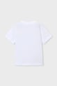 Παιδικό βαμβακερό μπλουζάκι Mayoral 3059.5C.Mini.PPY2 λευκό SS26