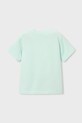 Chłopiec Mayoral t-shirt bawełniany dziecięcy 3059.5C.Mini.PPY2 turkusowy