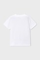 Mayoral t-shirt bawełniany dziecięcy 3060.5C.Mini.PPY2 biały SS26