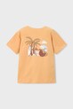 Chłopiec Mayoral t-shirt bawełniany dziecięcy 2-pack 3063.5D.Mini.PPY2 pomarańczowy