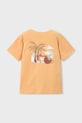 Chłopiec Mayoral t-shirt bawełniany dziecięcy 2-pack 3063.5D.Mini.PPY2 pomarańczowy