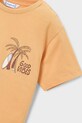 Mayoral t-shirt bawełniany dziecięcy 2-pack pomarańczowy 3063.5D.Mini.PPY2