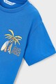 Mayoral t-shirt bawełniany dziecięcy 2-pack niebieski 3063.5D.Mini.PPY2