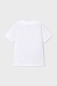 Mayoral t-shirt bawełniany dziecięcy 3064.5D.Mini.PPY2 biały SS26
